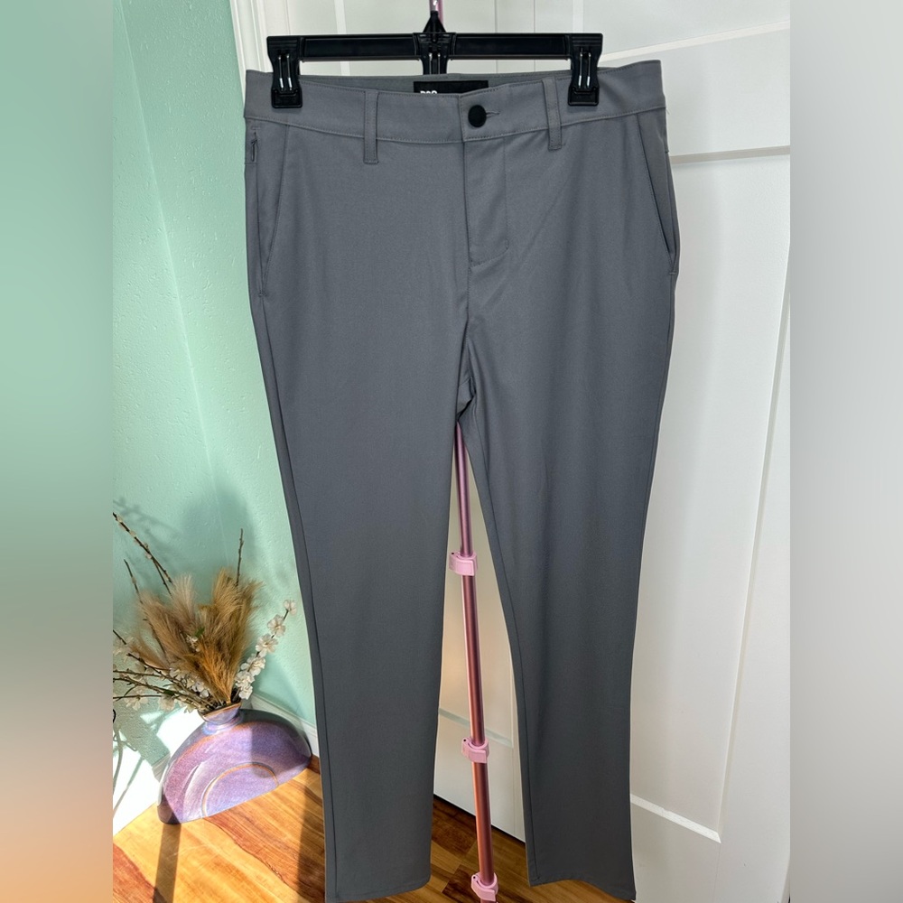 RSQ Tillys mens skinny gray 29x32 baseball sporty pants dress jogger stretch
